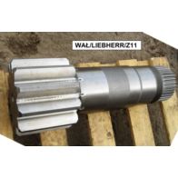 Wał zębaty przekładni Z-11 L-430 mm M12, Z-34