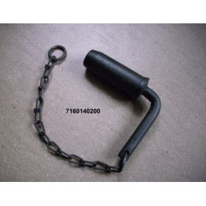 Sworzeń zaczepu przyczepy fi 38 L-105