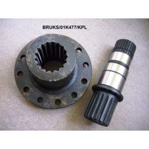 Piasta+wał wielowpust