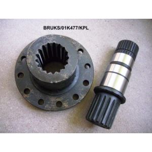 Piasta+wał wielowpust