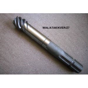 Wałek zębaty przekładni Z-7  zęby łukowe
