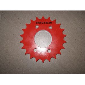 Koło łańcuchowe Z-22 1" fi 80mm 4 otwory