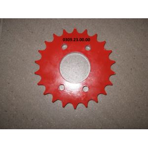 Koło łańcuchowe Z-22 1" fi 80mm 4 otwory