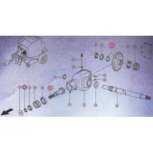 Koło talerzowe Z-35 i wałek atak Z-14