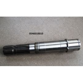 Wałek przekładni z gwintem, frez WOM/ klin 10mm