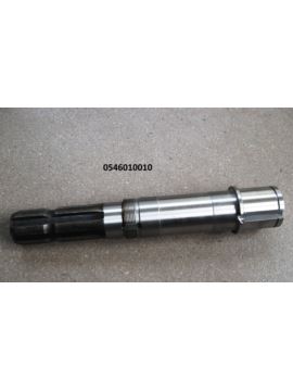 Wałek przekładni z gwintem, frez WOM/ klin 10mm