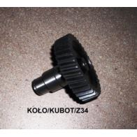 Koło zębate skośne Z-34 z wałkiem