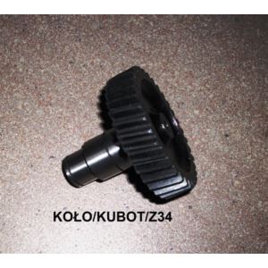 Koło zębate skośne Z-34 z wałkiem