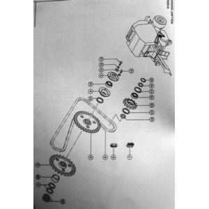 Koło napinające Z-13 1 1/4" fi-52mm /Zamiennik/
