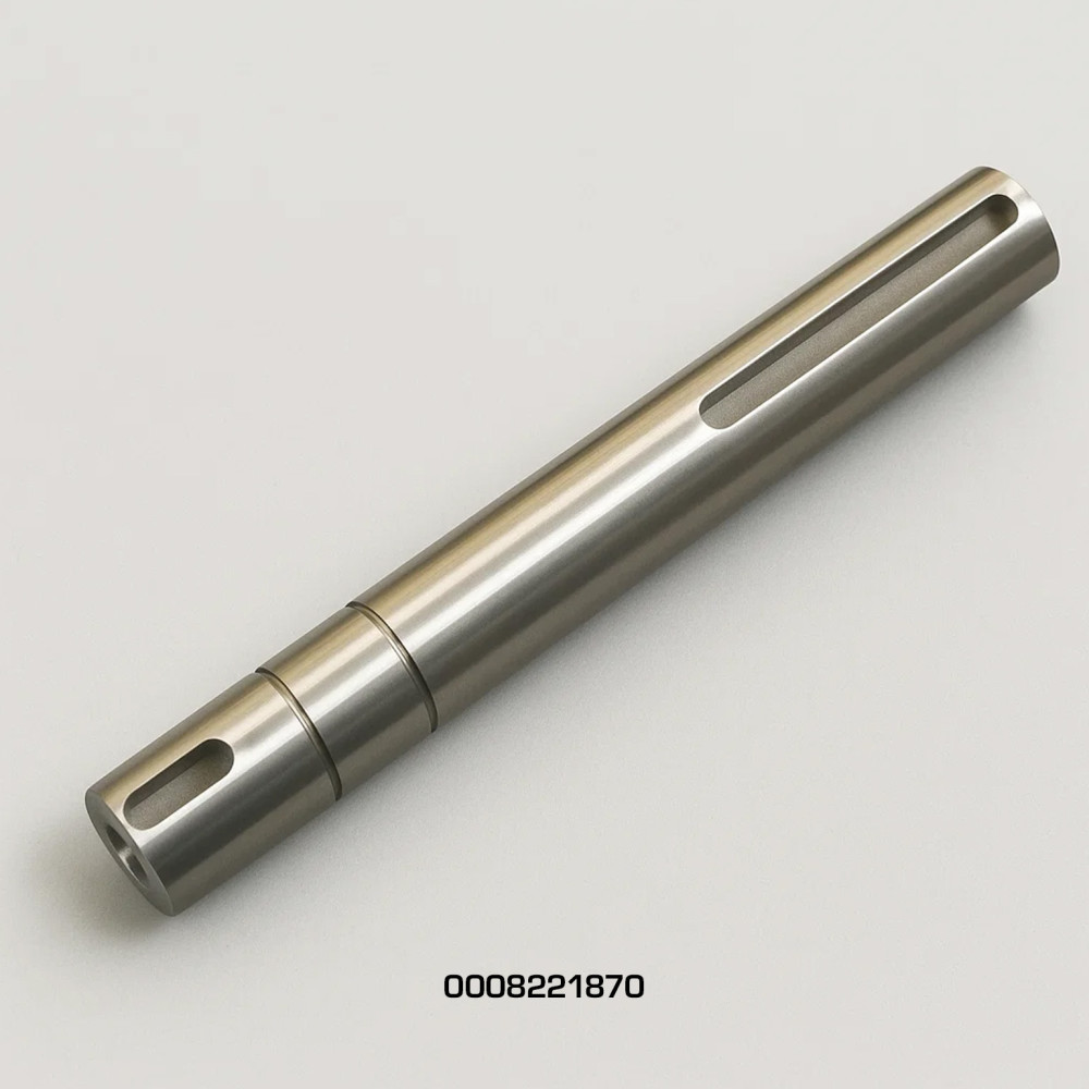 Wałek podajnika lewy na wpust L-245 mm fi 35 mm 0008221870 Wałek podajnika lewy na wpust L-245 mm fi 35 mm 0008221870