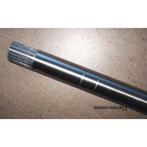Wałek napędu podbieracza L-450mm (wielowpust)