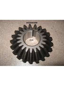 Koło zębate stożkowe Z-21, fi 30 wpust 8mm