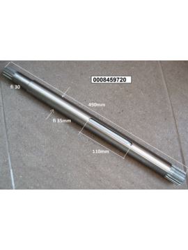 Wałek wielowypustowy L-490mm