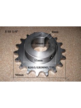 Koło napędu taśmy Z-18 5/8"