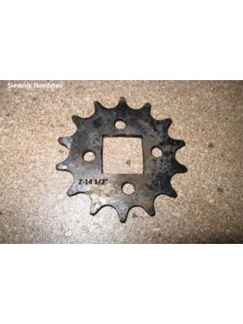 Koło zębate łańcuchowe Z-14 1/2" fi19 kwadr.