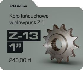 Koło łańcuchowe Z-13 1" wielowpust Z-1 VG13677004